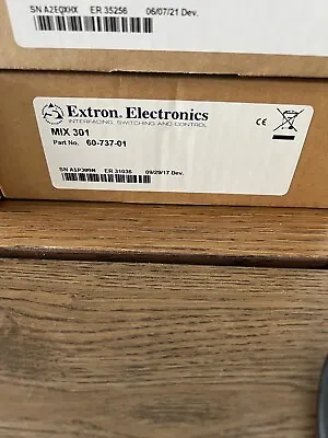 Extron MIX 301 60-737-01 Three Channel Line Level Mixer - New In Box • $49