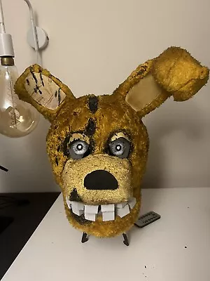 Five Nights At Freddy’s Yellow Rabbit Hand Made Cosplay Head. • £200
