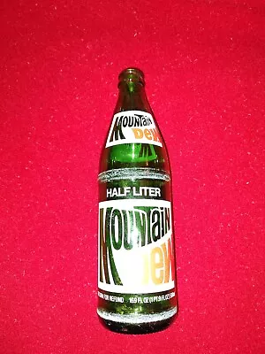 Vintage 1980s Mountain Dew Bottle • $20.79