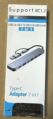 7 In 1 USB Type-C 7-port Hub/Docking Station New • $16.99