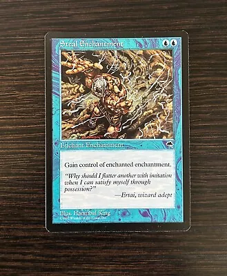 TEMPEST Edition STEAL ENCHANTMENT Magic: The Gathering EXCELLENT Card 1997 MTG • $1.25