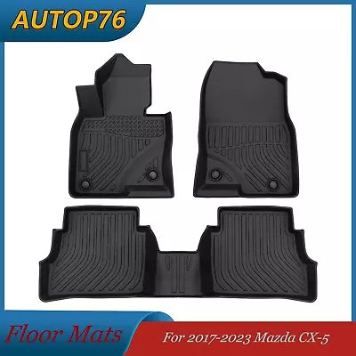 Car Floor Mats For 2017-2023 Mazda CX-5 All Weather Rubber Waterproof Liners • $57.35