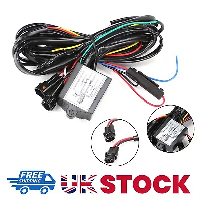 DRL Auto LED Daytime Running Light Dimmer Relay On/Off Controller Switch Harness • £8.99