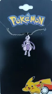 £8.95 • Buy Official Pokemon Mewtwo Enamel Pendant Necklace Brand New!