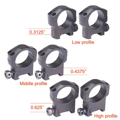 30mm Scope Rings Low/Middle/High Profile MarkWeaver Picatinny Mount Warranty • $13.99