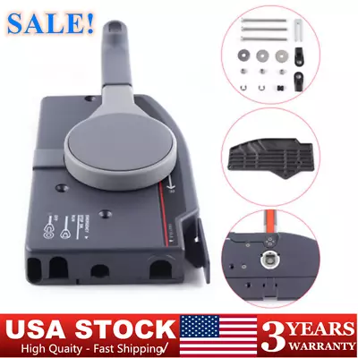 Outboard Marine Side Remote Mount Control Box With Pull Throttle USA • $100.70
