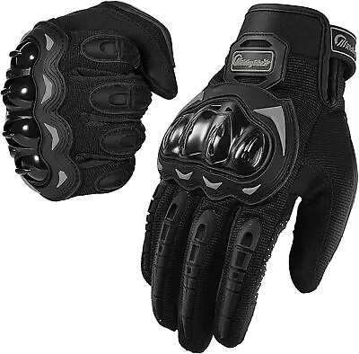 Motorcycle Gloves Motorbike Motocross Racing Riding Full Finger Touch Screen • $11.99