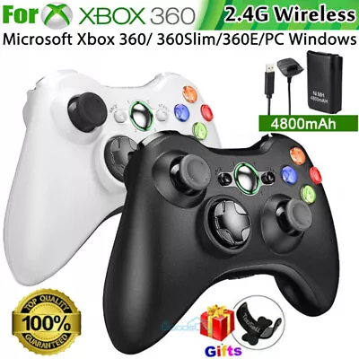Wireless Controller For Microsoft Xbox 360/ 360Slim PC Windows 11/10/8/7 & PS3 • $12.83