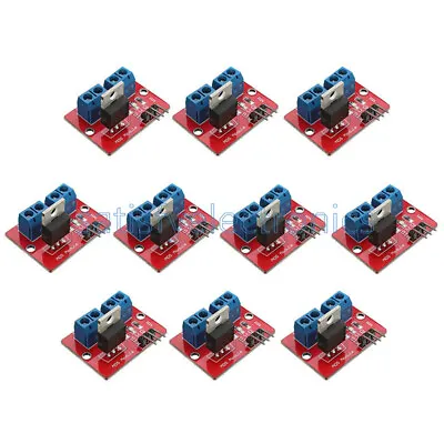 10PCS MOSFET Button IRF520 MOSFET Driver Module For Arduino ARM Raspberry Pi • $5.46