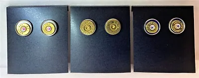 Lot Of 3 Different Bullet Spent Shell Earrings Handmade Generic • $29.99