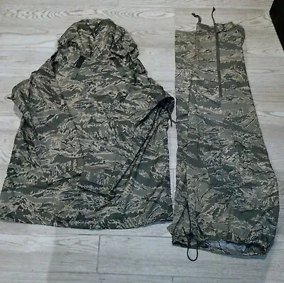 $89.90 • Buy Official Military Rain Jacket And Trousers. Hunting Parka Camouflaged Rainsuit