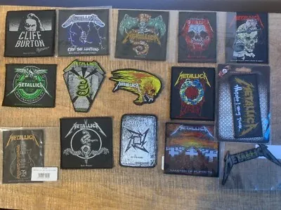 Metallica Selection Of Officially Licensed Sew On Patches - Discounts Available • £3.99