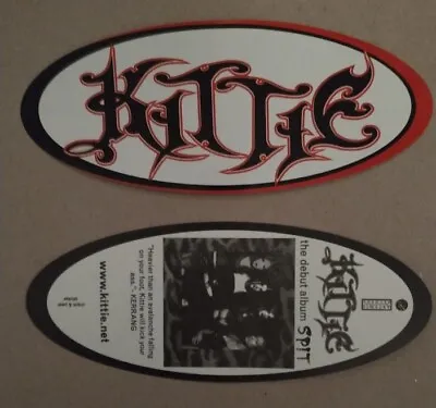KITTIE Spit Album Promo Metal Band 3 Stickers Lot • $5