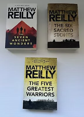 Matthew Reilly Book Bundle. As New. Jack West Series. Free Postage. • $35