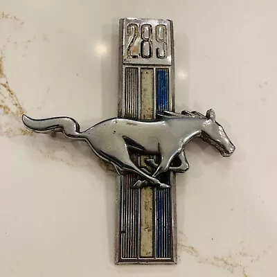 Vintage Ford Mustang 289 Car Emblem Ornament Logo Metal Horse • $19.99