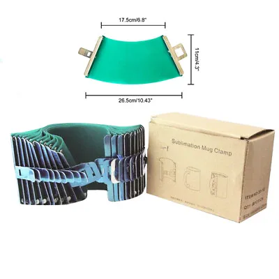 $71.50 • Buy 3D Sublimation 12OZ Silicone Mug Clamp Wrap Fixture Heat Press Printing - 10Pcs