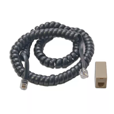 Digitrax  LNCCMC1 Coiled Cord & RJ12 Modular Adapter For Loconet Throttles • $23.49