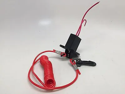 Marine Boat Red Kill Switch Emergency Cut Off Lanyard Clip Rating 12VDC 10AMP • $25.99