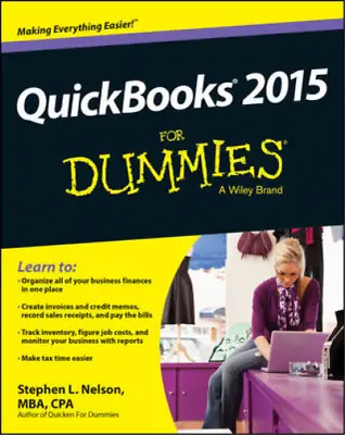 £3.87 • Buy QuickBooks 2015 For Dummies, Nelson, Stephen L., Used; Good Book