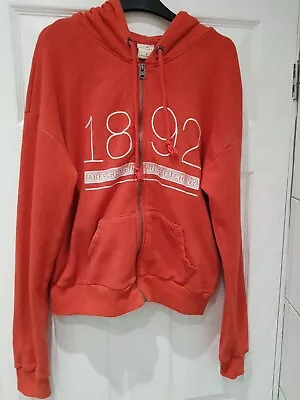 Abercrombie And Fitch Womens Full Zip Red Hoodie Size M • £15