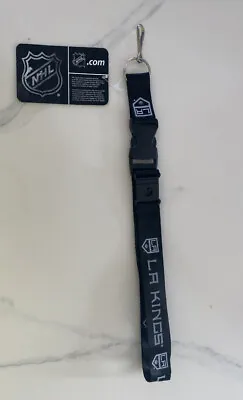 Los Angeles Kings LA Kings Lanyard Keychain Black • $6.99