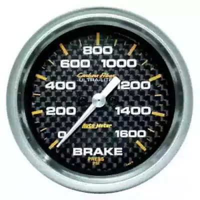 Auto Meter 4867 Carbon Fiber Brake Pressure Gauge • $319.99