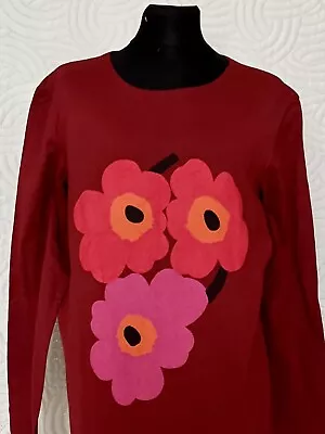 MARIMEKKO Made In Finland Vintage Top Long Sleevee Size XS Bordo • $16