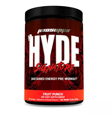 ProSupps Mr. Hyde Signature Pre Workout 60 Serving/15.2 Oz Fruit Punch • $23