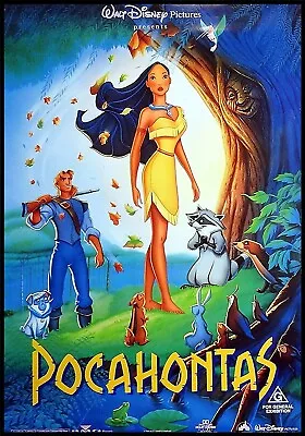 Pocahontas *original*  Disney Animated 1995 Aussie Near Mint One Sheet Poster • $20