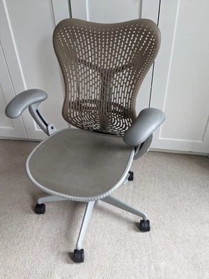 £349 • Buy Herman Miller Mirra 2 Ergonomic Chair - Cappuccino Colour Desk Chair