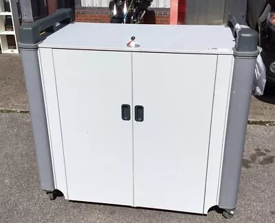 Lapcabby Secure Laptop Charging Cabinet 30 Ports Lockable Secure Cupboard Wheels • £395