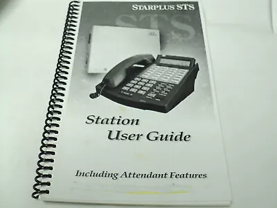 Vodavi STS Phone User Guide Station Starplus -  Paper Copy Ring Bound • $4.99