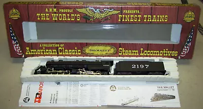 Rivarossi AHM HO Santa Fe Articulated 2-8-8-2 Y6b Mallet In Special Edition Box • $169.99