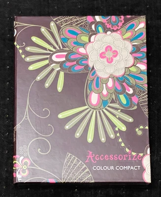 £4.99 • Buy Accessorize Colour Compact + Mirror - 9 Eyeshadows, 3 Lip Colours, 2 Applicators