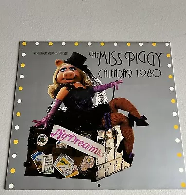 Jim Henson's Muppets Rare  Miss Piggy 1980  Pig Dreams Calendar W/ Kermit • $36