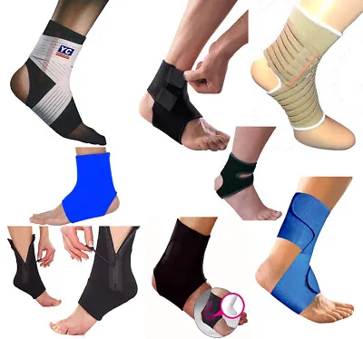 £3.45 • Buy Breathable Ankle Support Strap Sleeve Sports Running Weak Joint Injury Elastic