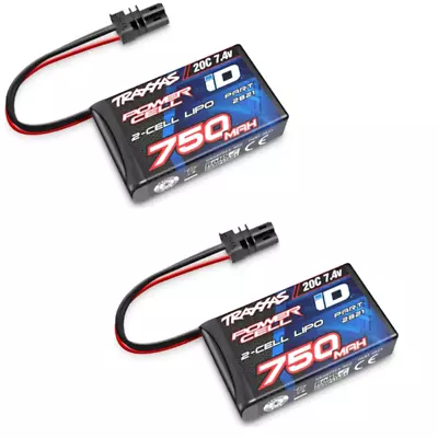 Traxxas 750mAh 7.4V 2-Cell 20C LiPo Battery (2) TRX-4M 1/18 Bronco / Defender • $39.90