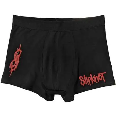 Slipknot Logo Black Unisex Boxers NEW OFFICIAL • £10.39