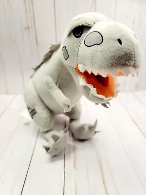 Jurassic World Stuffed Animal Plush Gray T-Rex Dinosaur Toy 18  Wide 11  Tall • $15.84