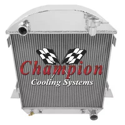 3 Row Perf Champion Radiator For 1917 - 1927 Ford T-Bucket Chevy Configuration • $250.99