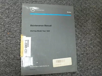 1994-1997 Mercedes Benz E300 E320 Shop Service Maintenance Manual 1995 1996 • $195.30
