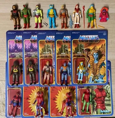 YOU PICK! Super 7 MOTU Reaction Figures Sdcc Powercon  Masters Of The Universe  • $11.99