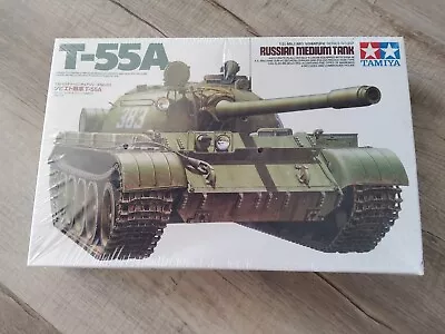 Tamiya WWII T-55A RUSSIAN MEDIUM TANK 1:35 Tank Model Kit - SEALED • $45