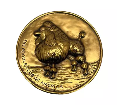 The Poodle Club Of America Bronze 3  Medal By Medallic Art Company New York • $29.99