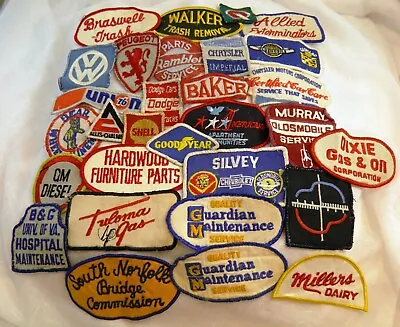 Lot Of 30 Vintage Patches Dixie Gas & Oil Automotive GM Diesel VW Oldsmobile Etc • $69.95