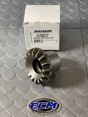 Mercury Marine Mercruiser Bravo XR Upper Pinion Gear 16 Tooth OEM PN  43-849320T • $699.95