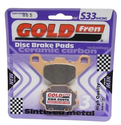 Goldfren S33 Brake Pads Front For Kawasaki KH 100 G4 1983 • £16.98