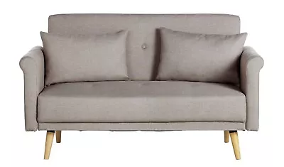 Habitat Evie Fabric 2 Seater Sofa In A Box - Natural • £249.99
