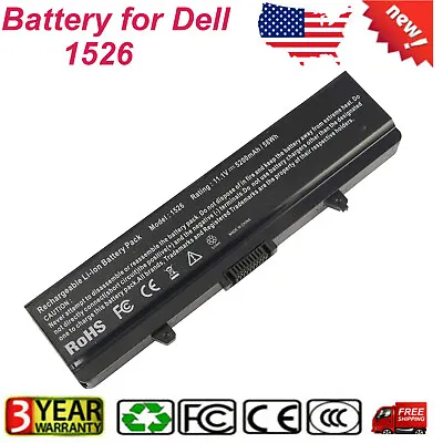 Laptop Battery For Dell Inspiron 1525 1526 1545 1546 0GW240 RN873 RU573 X284G • $15.89