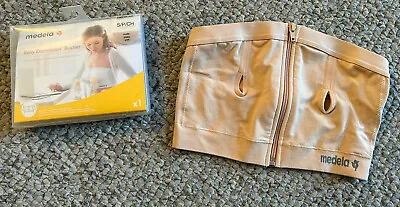 Medela Easy Expression Bustier Hands Free Pumping Bra Nude Size Small Zipper • $8.99